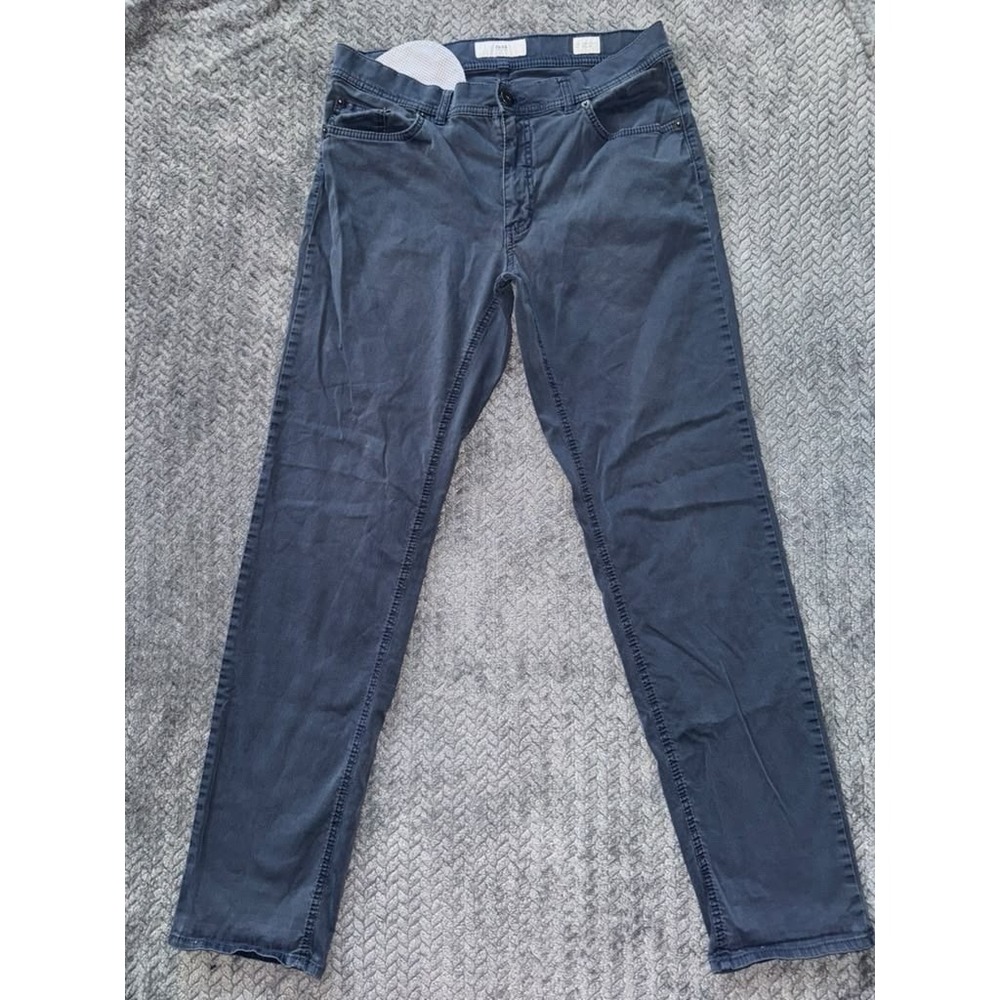 BRAX Men's Cooper Fancy Perma Blue 5 Pocket Pants Size 34